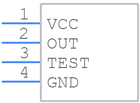 ATS675LSETN-LT-T - Allegro Microsystems - PCB symbol