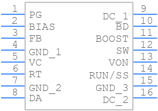 LT3681EDE#PBF - Analog Devices - PCB symbol