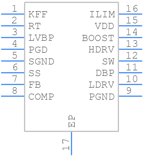 TPS40077PWPRG4 - Texas Instruments - PCB symbol