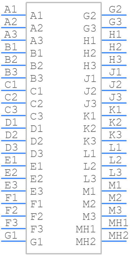 36638-0006 - Molex - PCB symbol