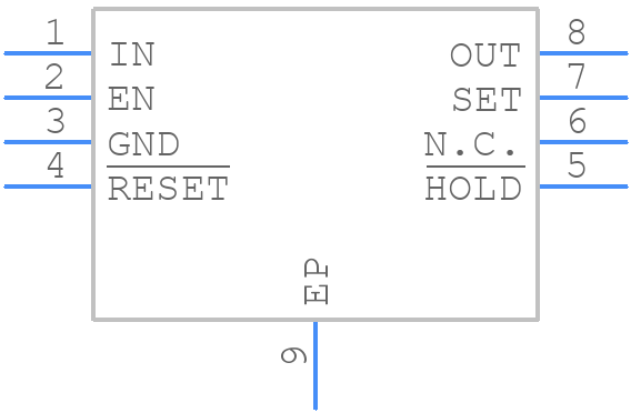MAX5024LASA - Analog Devices - PCB symbol