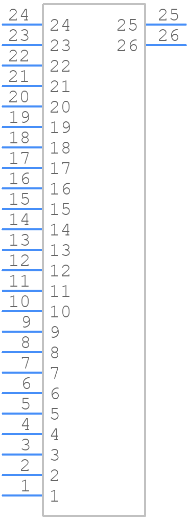 FH12A-24S-0.5SH - Hirose - PCB symbol