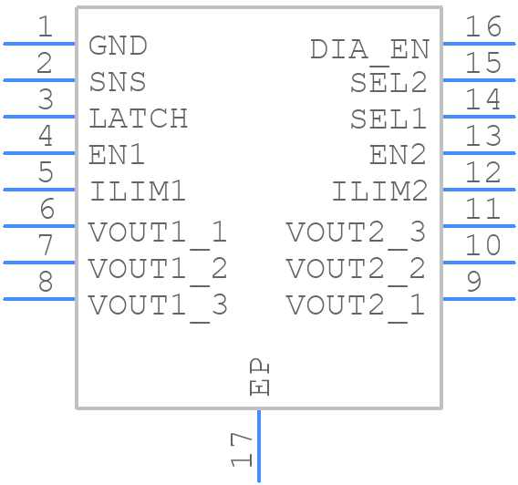 PTPS2HB50FQPWPRQ1 - Texas Instruments - PCB symbol
