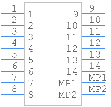 105405-1114 - Molex - PCB symbol