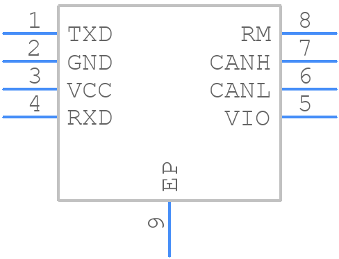 IFX1051LEXUMA1 - Infineon - PCB symbol