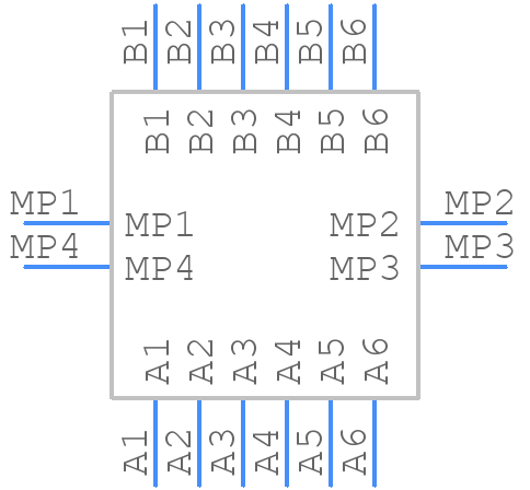 M55-6011242R - Harwin - PCB symbol
