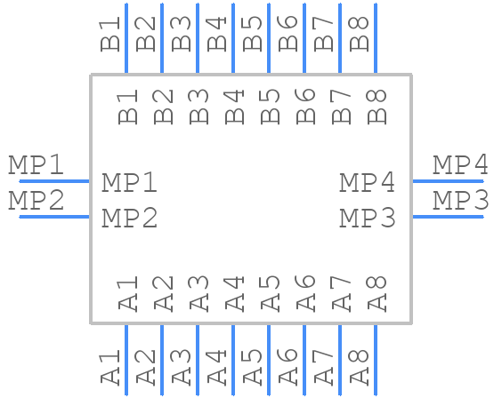 M55-6011642R - Harwin - PCB symbol