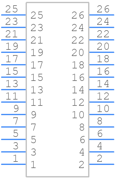 ESQ-113-12-G-D - SAMTEC - PCB symbol