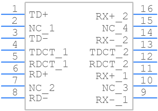 HX1217NL - Yageo Group - PCB symbol