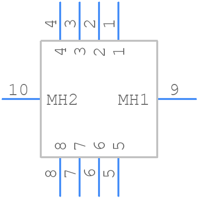 M80-5L10842MD - Harwin - PCB symbol