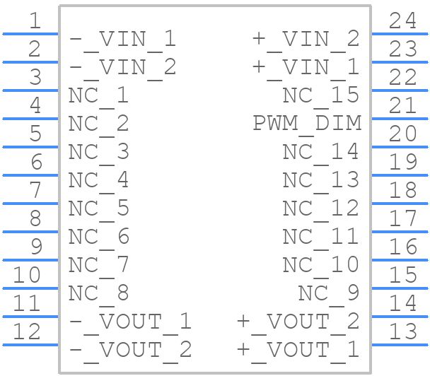 LDD-1000HS - Mean Well - PCB symbol