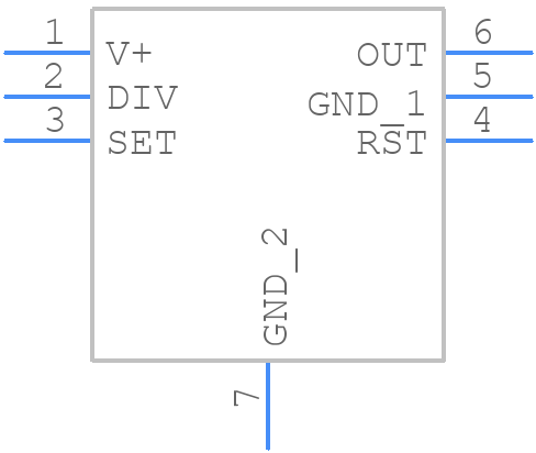 LTC6991HDCB#TRPBF - Analog Devices - PCB symbol