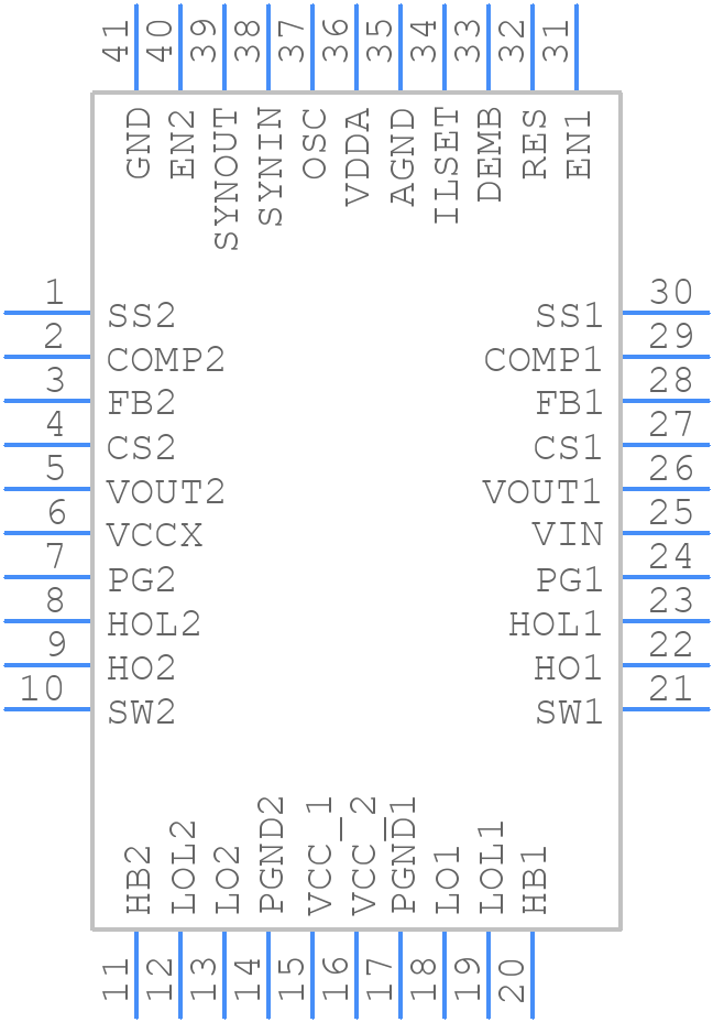 LM5140QRWGRQ1 - Texas Instruments - PCB symbol