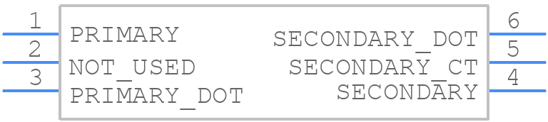 JTX-4-10T+ - Mini-Circuits - PCB symbol