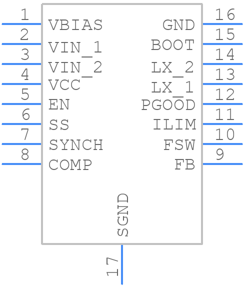 L7987TR - STMicroelectronics - PCB symbol