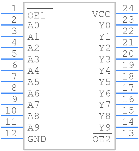 74LVC827ADB,112 - Nexperia - PCB symbol
