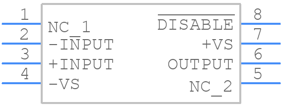 AD8041ARZ-REEL7 - Analog Devices - PCB symbol
