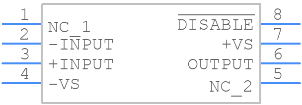 AD8041ARZ-REEL - Analog Devices - PCB symbol