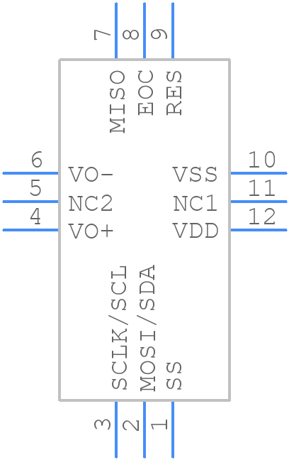 MPRLS0025PA00001A - Honeywell - PCB symbol