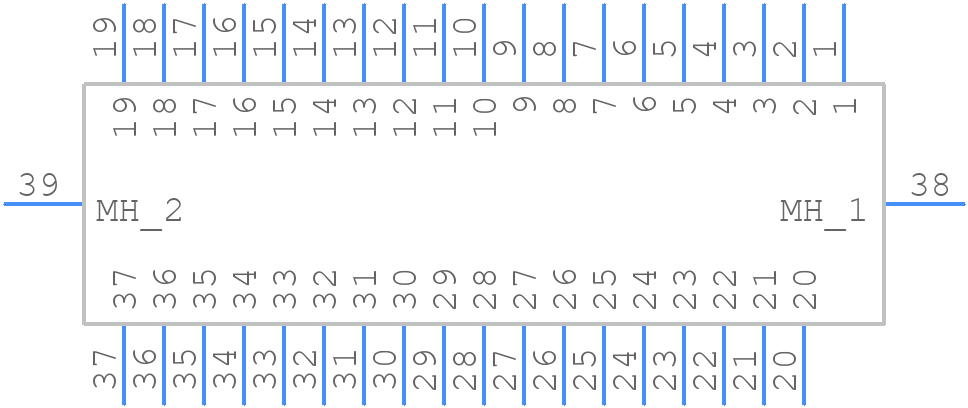 RDCD-37SA-LN(55) - Hirose - PCB symbol