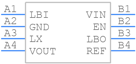 AS1312-BWLT-45 - ams OSRAM - PCB symbol