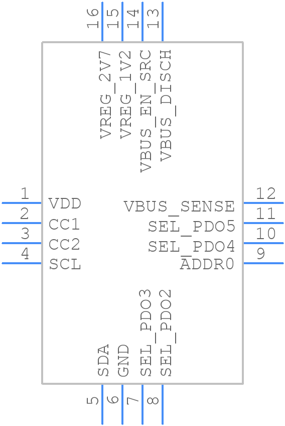 STUSB4710Q1TR - STMicroelectronics - PCB symbol