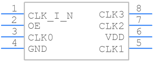 2304NZG-1LF - Renesas Electronics - PCB symbol