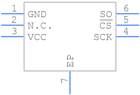 MAX6630MTT+T - Analog Devices - PCB symbol