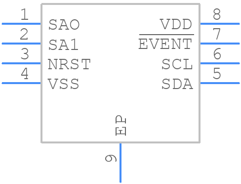 TS3001GB2A0NCG8 - Renesas Electronics - PCB symbol