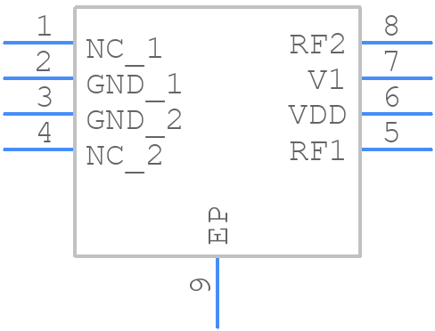 F2911NBGP8 - Renesas Electronics - PCB symbol