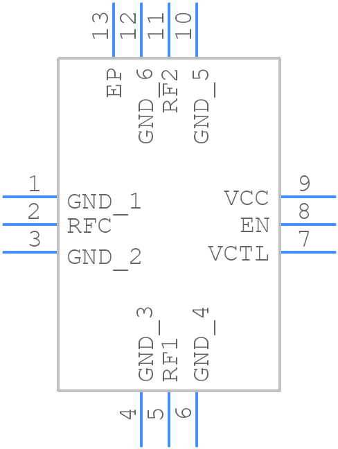 F2977NEGK8 - Renesas Electronics - PCB symbol