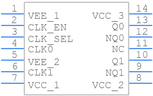 8535AGI-21LF - Renesas Electronics - PCB symbol