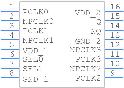 854S054AGILFT - Renesas Electronics - PCB symbol