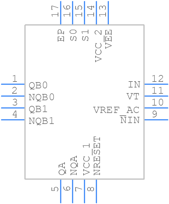8S89871ANLGI - Renesas Electronics - PCB symbol