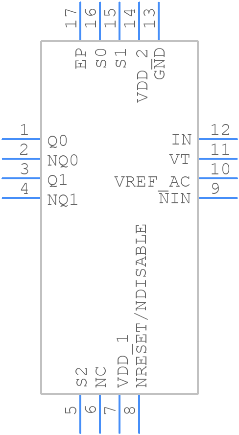 8S89876BKILF - Renesas Electronics - PCB symbol