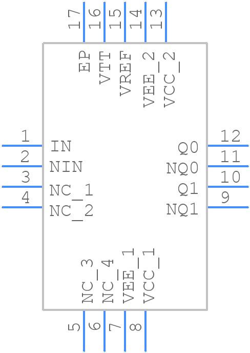853S9252BKILFT - Renesas Electronics - PCB symbol
