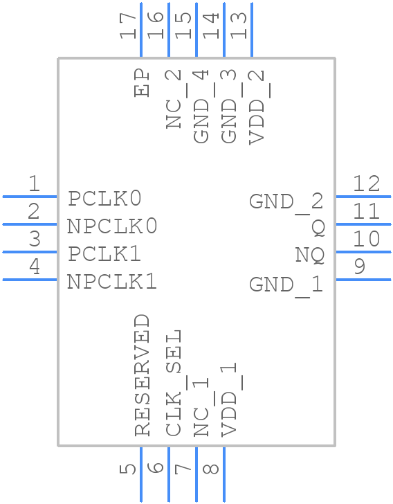 854S01AKILFT - Renesas Electronics - PCB symbol