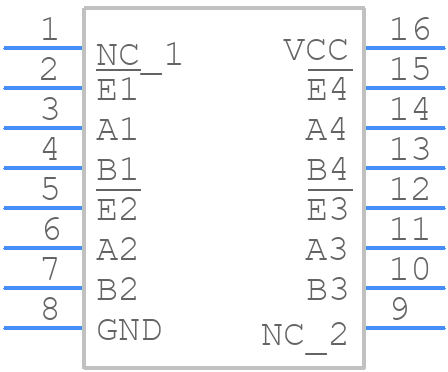 QS4A101QG8 - Renesas Electronics - PCB symbol