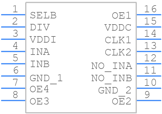 580M-01ILFT - Renesas Electronics - PCB symbol