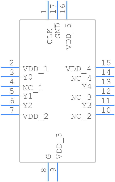 5V2305NRGI - Renesas Electronics - PCB symbol