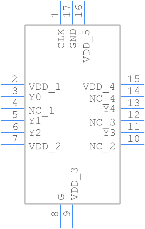 5V2305NRGI8 - Renesas Electronics - PCB symbol
