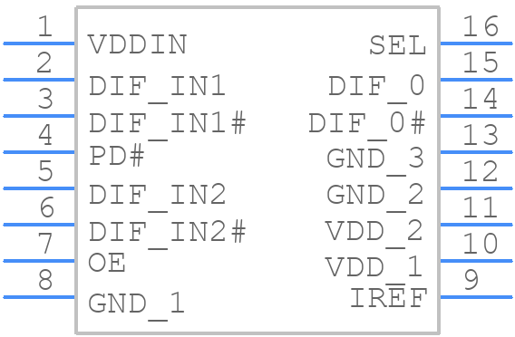 5V41068APGGI8 - Renesas Electronics - PCB symbol