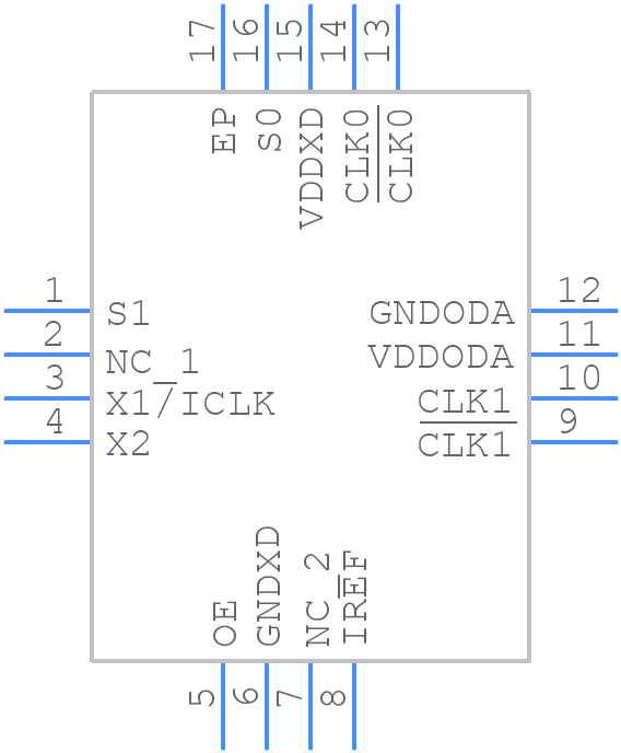 5V41285NLGI - Renesas Electronics - PCB symbol