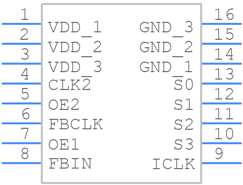 670M-01ILF - Renesas Electronics - PCB symbol