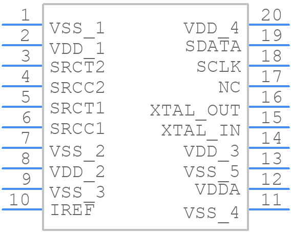 841S102EGILFT - Renesas Electronics - PCB symbol