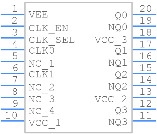 8535AG-01LF - Renesas Electronics - PCB symbol