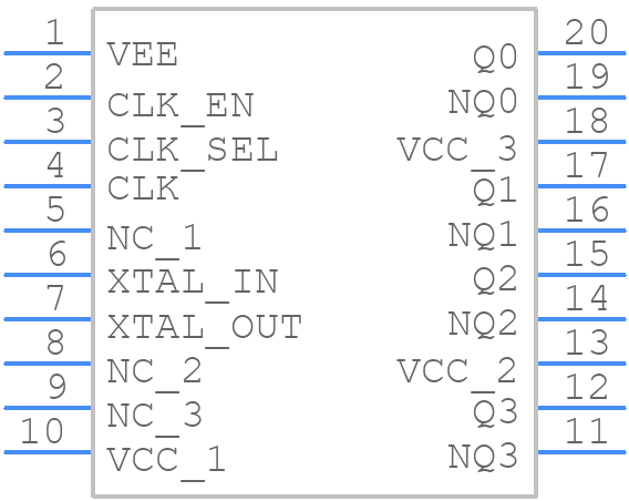 8535AGI-31LF - Renesas Electronics - PCB symbol