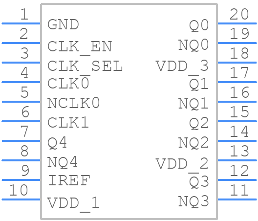 85105AGILF - Renesas Electronics - PCB symbol