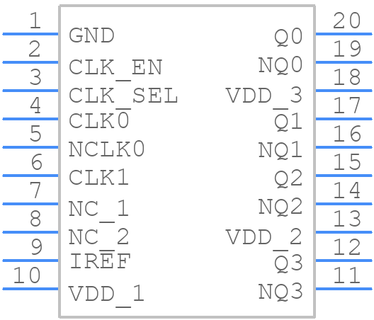 85105AGILFT - Renesas Electronics - PCB symbol
