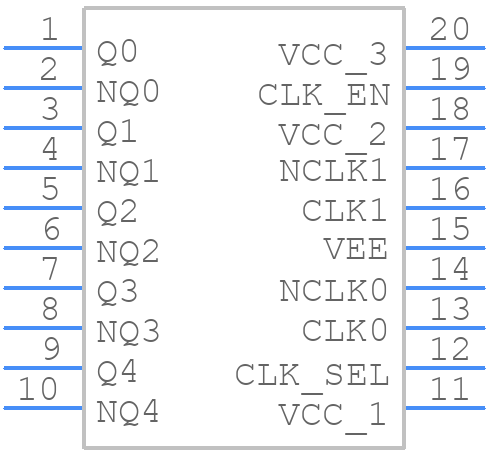 85304AG-01LFT - Renesas Electronics - PCB symbol